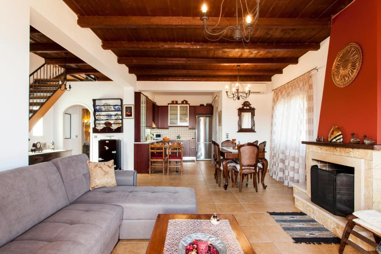 Panorama Traditional House With Private Pool Rodhiá Zewnętrze zdjęcie