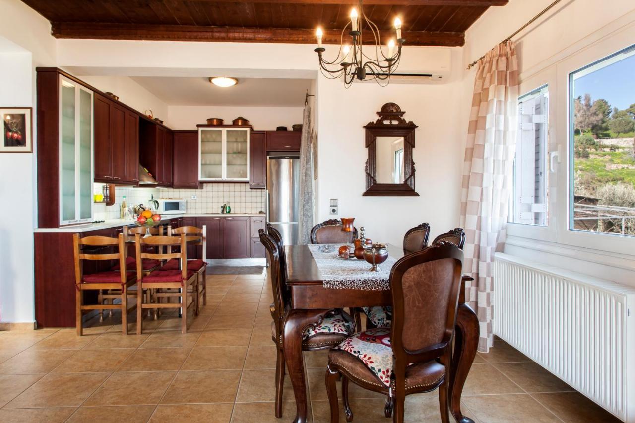 Panorama Traditional House With Private Pool Rodhiá Zewnętrze zdjęcie